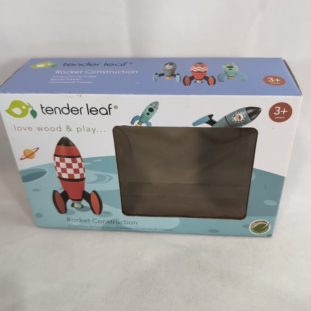 Tender Leaf Toys 3 Rocket Construction Wood Puzzle 2020 21 Wooden PartsTL8335 3+ - Picture 6 of 9